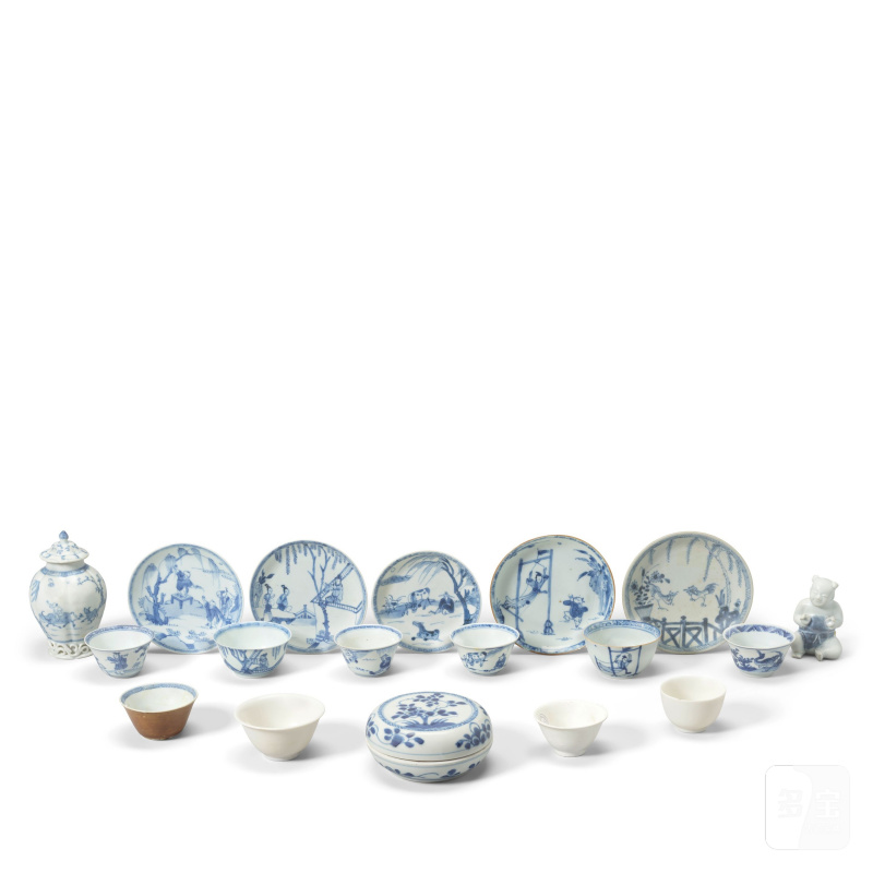 約一六九零及約一七三零年 金瓯及頭頓沉船陶瓷一組 | A COLLECTION OF CA MAU AND VUNG TAU CARGO WARES